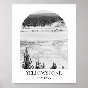 Poster Parc national de Yellowstone Montana Arch Photo Im