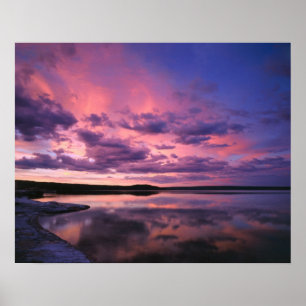 Poster Parc national de Yellowstone, Wyoming. États-Unis