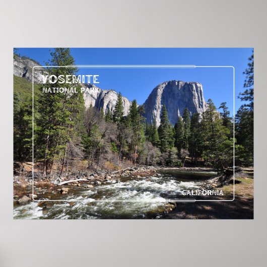Poster Parc national de Yosemite (Devant)