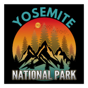 Poster Parc national de Yosemite