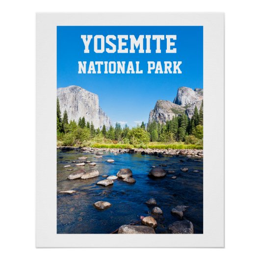 Poster Parc national de Yosemite (Devant)