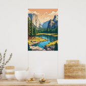 Poster Parc national de Yosemite (Cuisine)