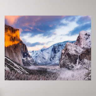 Poster Parc national de Yosemite, Californie