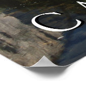 Poster Parc national de Yosemite | Californie (Coin)