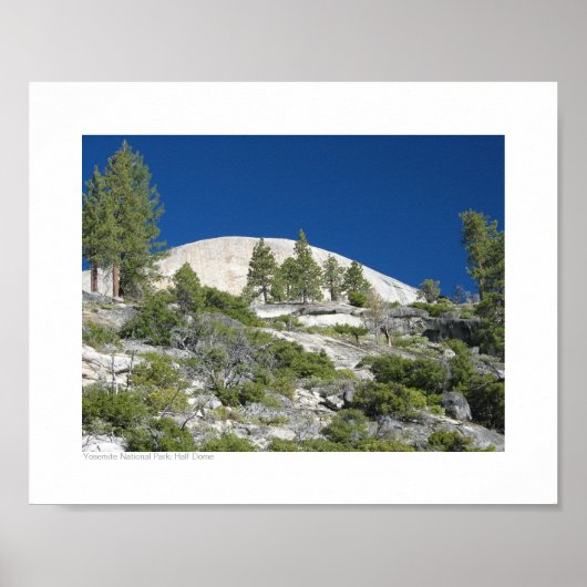 Poster Parc national de Yosemite - Demi-Dôme (Devant)