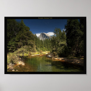 Poster Parc national de Yosemite et demi d'image de dôme