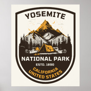 Poster Parc national de Yosemite Extérieur et nature