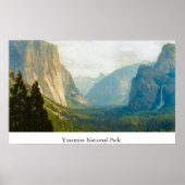 Poster Parc national de Yosemite Vue différente (Devant)