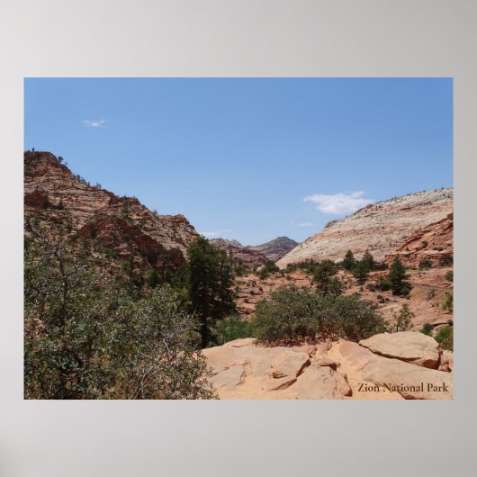 Poster Parc national de Zion (Devant)