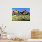 Poster Parc national de Zion USA (Cuisine)