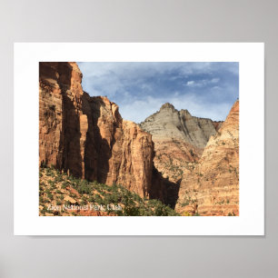 Poster Parc national de Zion, Utah