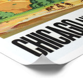 Poster Parc national de Zion, Utah - Vintage voyage (Coin)