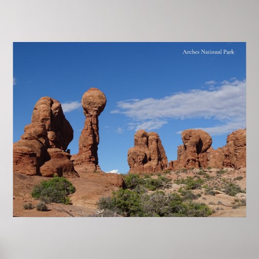 Poster Parc national des Arches (Devant)