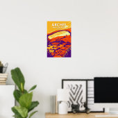 Poster Parc national des Arches Double Arche Sunset Vinta (Bureau à domicile)
