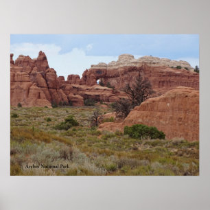 Poster Parc national des Arches, Moab, Utah