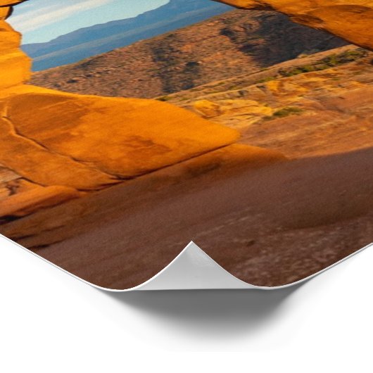 Poster Parc national des Arches MOAB Utah (Coin)