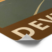 Poster Parc national des Arches Utah sentier de Devils Ga (Coin)