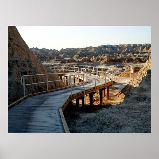 Poster Parc national des Badlands (Devant)