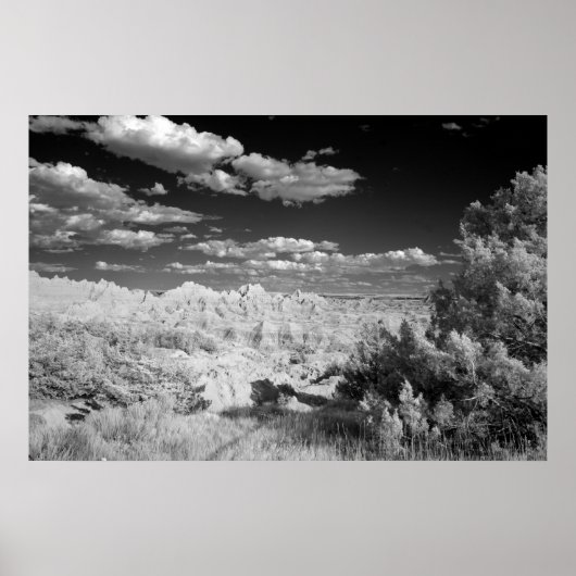 Poster Parc national des Badlands (Devant)