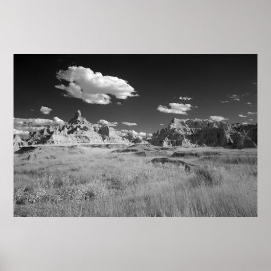 Poster Parc national des Badlands (Devant)