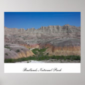 Poster Parc national des Badlands (Devant)