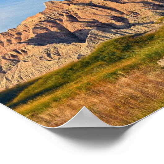 Poster Parc national des Badlands, Soirée (Coin)