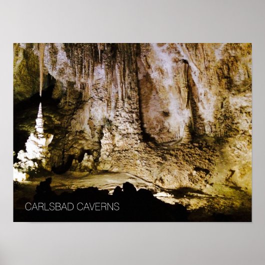Poster Parc national des Cavernes Carlsbad (Devant)