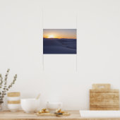 Poster Parc national des dunes de sable blanc (Cuisine)