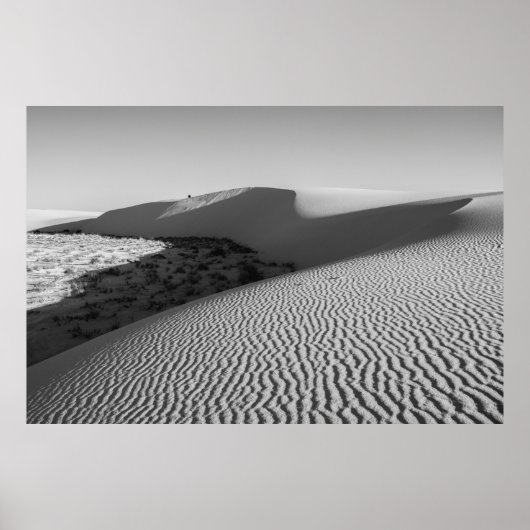 Poster Parc national des dunes de sable blanc (Devant)