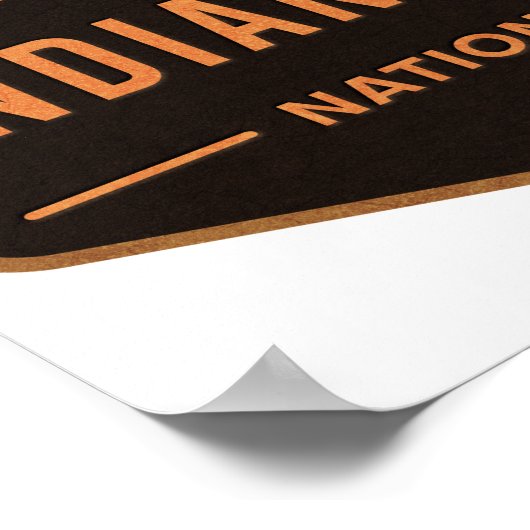 Poster Parc national des dunes d'Indiana (Coin)