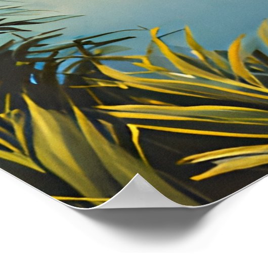 Poster Parc national des Everglades (Coin)