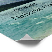 Poster Parc national des Glaciers Montana (Coin)