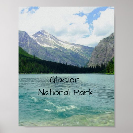 Poster Parc national des Glaciers Montana (Devant)