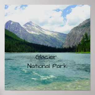 Poster Parc national des Glaciers Montana