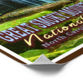 POSTER PARC NATIONAL DES GRANDES MONTAGNES FUMEUSES - NC  (Coin)