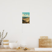 Poster Parc national des Great Sand Dunes Illustration Ré (Cuisine)