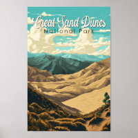 Parc national des Great Sand Dunes Illustration Ré