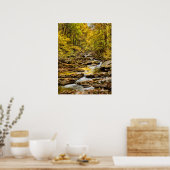 Poster Parc national des Great Smoky Mountains. Big Creek (Cuisine)