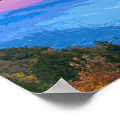 Poster Parc national des Great Smoky Mountains Vintage (Coin)