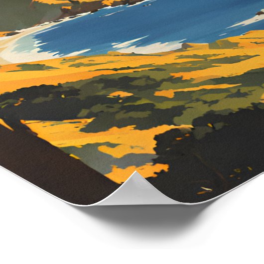 Poster Parc national des îles Channel (Coin)