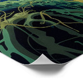 Poster Parc national des îles Channel Californie Océan (Coin)