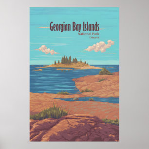 Poster Parc national des Îles de la Baie Georgienne Ontar