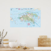 Poster Parc national des Îles Vierges (Cuisine)