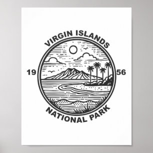 Poster Parc national des îles Vierges