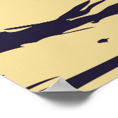 Poster Parc national des Îles Vierges Trunk Bay Beach (Coin)