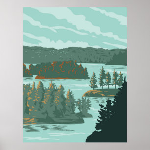 Poster Parc national des Mille Îles