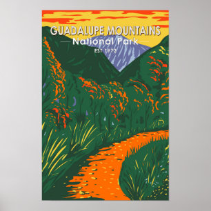 Poster Parc national des Montagnes de Guadalupe McKittric