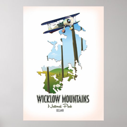 Poster parc national des montagnes de Wicklow Irlande car (Devant)