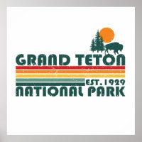 Parc national des montagnes Grand Teton Wyoming