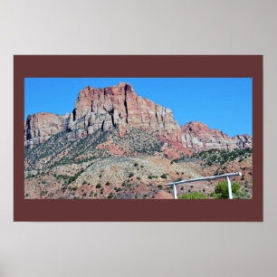 Poster Parc national des montagnes Zion